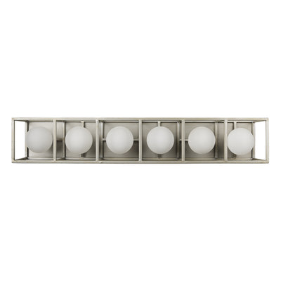 Varaluz - 325B06SOCB - Six Light Bath - Plaza - Silverado/Carbon