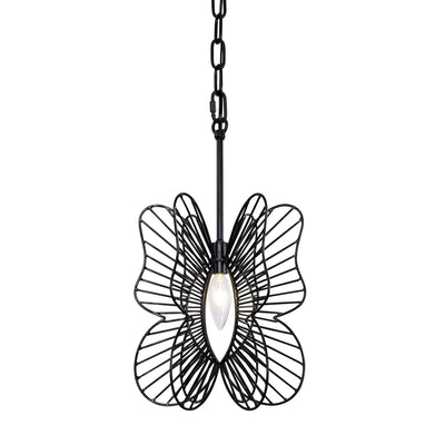 Varaluz - 330M01BL - One Light Mini Pendant - Monarch - Black