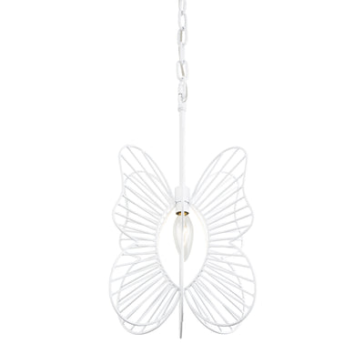 Varaluz - 330M01WH - One Light Mini Pendant - Monarch - White