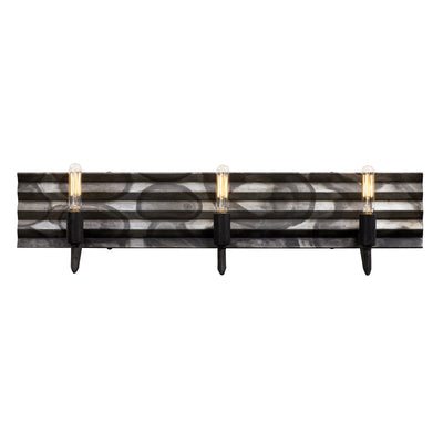 Varaluz - 337B03 - Three Light Bath - Flynne - Artistic Fired Steel
