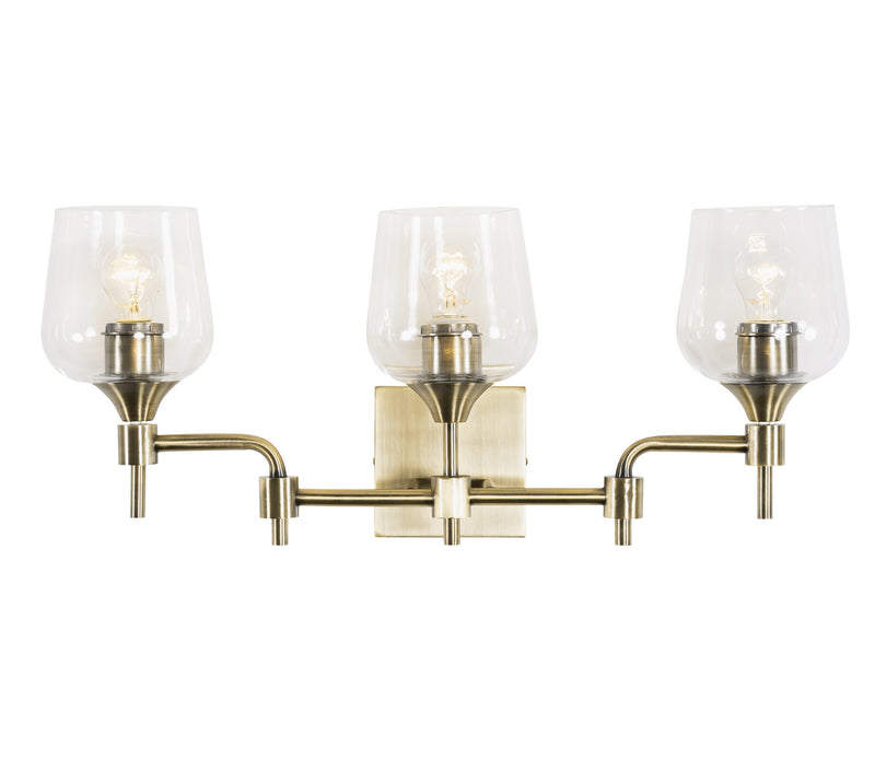 Varaluz - 340B03AB - Three Light Bath - Margaux - Antique Brass