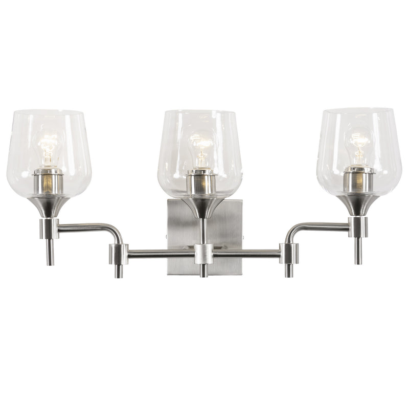 Varaluz - 340B03SN - Three Light Bath - Margaux - Satin Nickel