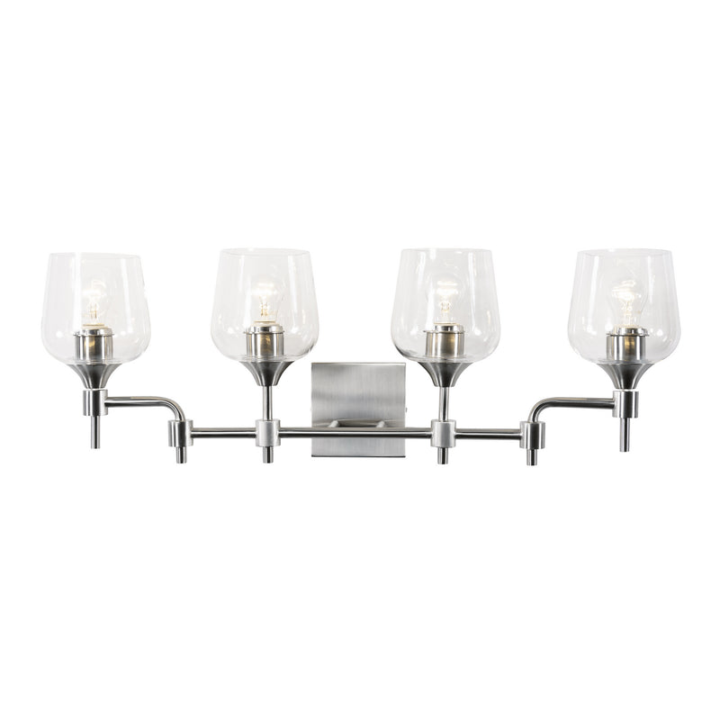 Varaluz - 340B04SN - Four Light Bath - Margaux - Satin Nickel