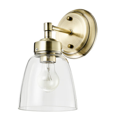 Varaluz - 341B01AB - One Light Bath - Helena - Antique Brass