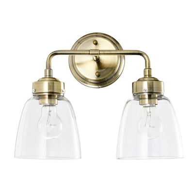 Varaluz - 341B02AB - Two Light Bath - Helena - Antique Brass