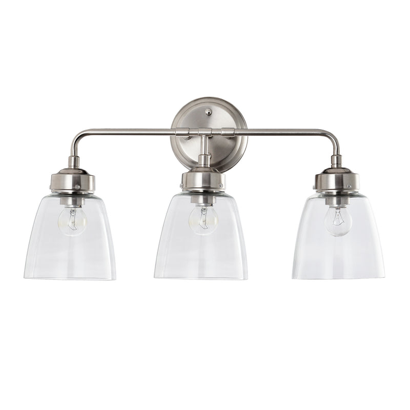 Varaluz - 341B03SN - Three Light Bath - Helena - Satin Nickel