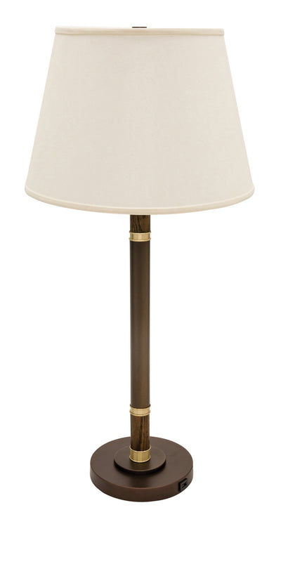House of Troy - BA750-CHB - One Light Table Lamp - Barton - Chestnut Bronze With Satin Brass