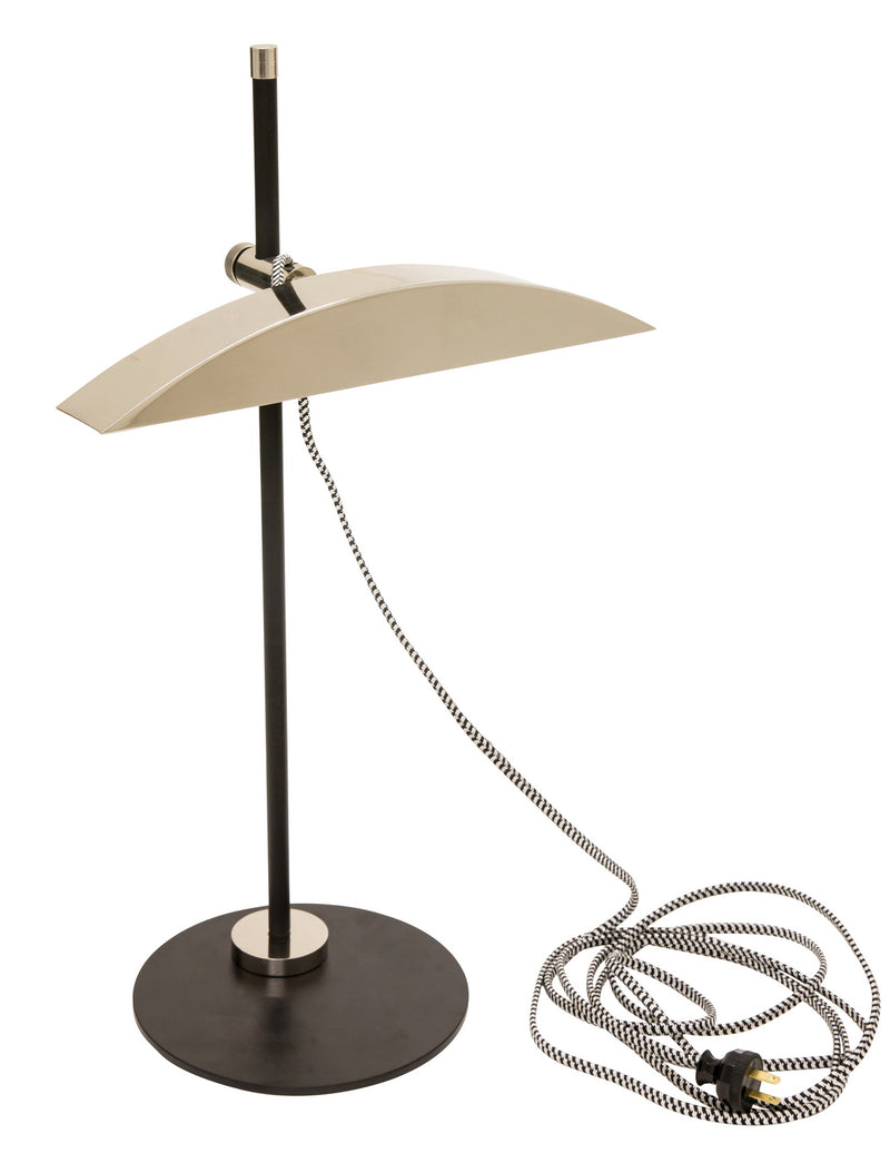 House of Troy - DSK500-BLKPN - LED Table Lamp - Piano/Desk - Matte Black With Polished Nickel
