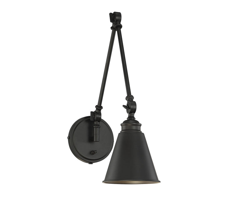 Savoy House - 9-961CP-1-89 - One Light Wall Sconce - Morland - Matte Black