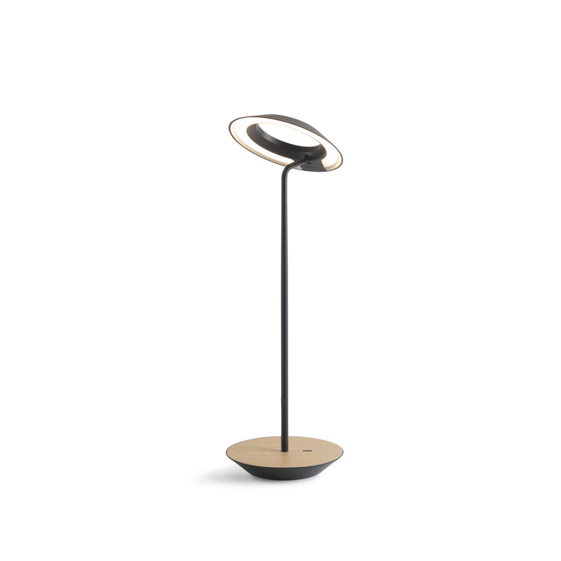 Koncept - RYO-SW-MTB-WOK-DSK - LED Desk Lamp - Royyo - Matte black body, white oak base plate