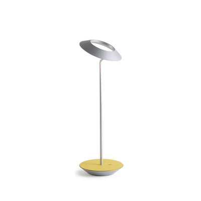 Koncept - RYO-SW-SIL-HDF-DSK - LED Desk Lamp - Royyo - Silver body, honeydew felt base plate