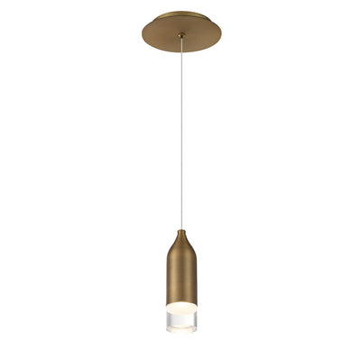 W.A.C. Lighting - PD-76908-AB - LED Pendant - Action - Aged Brass