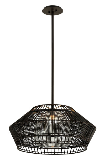 Troy Lighting - F6724 - One Light Pendant - Hunters Point - Espresso