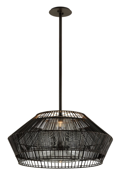 Troy Lighting - F6725 - One Light Pendant - Hunters Point - Espresso