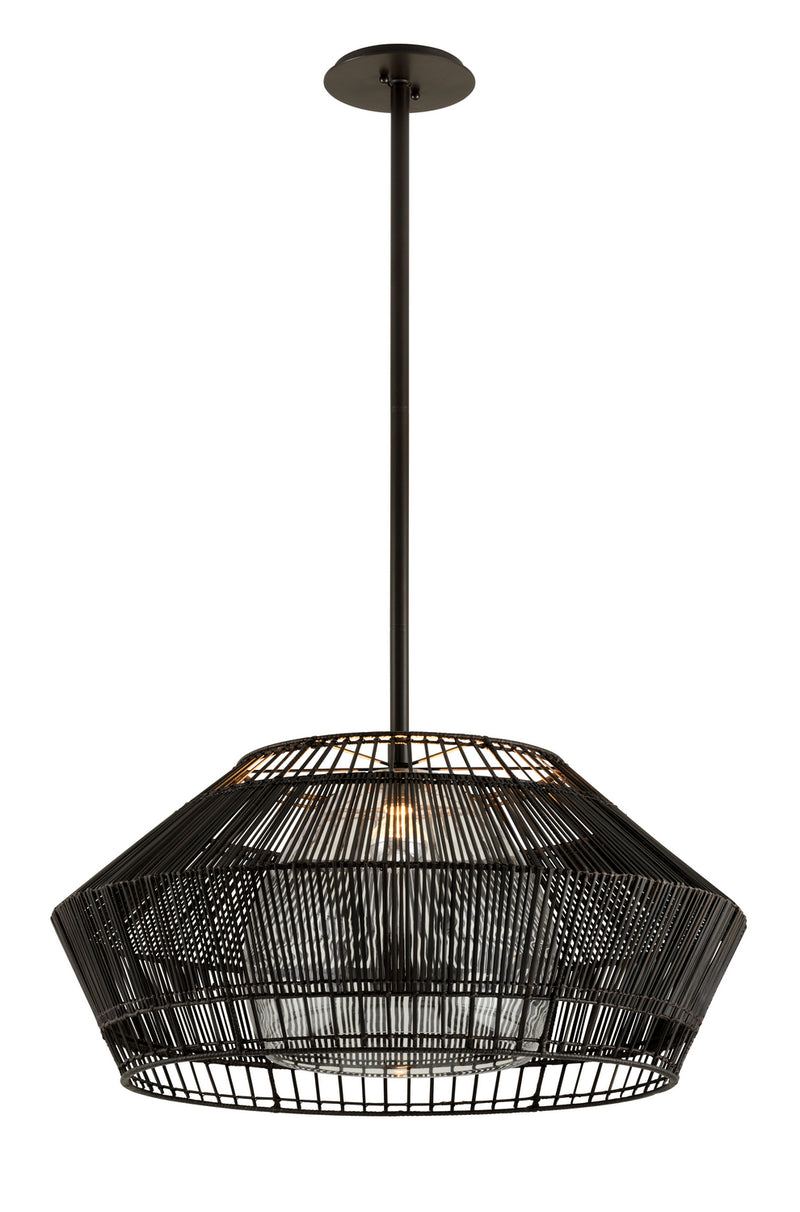 Troy Lighting - F6725 - One Light Pendant - Hunters Point - Espresso