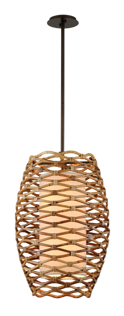 Troy Lighting - F6746-TBZ - Six Light Pendant - Balboa - Bronze
