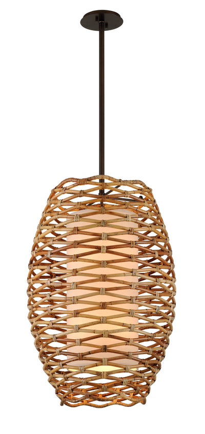 Troy Lighting - F6748 - Eight Light Pendant - Balboa - Bronze