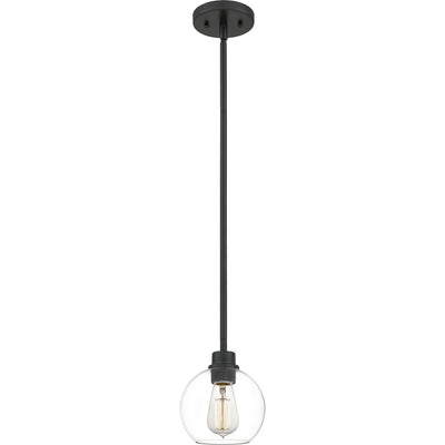 Quoizel - PRUC1507MBK - One Light Mini Pendant - Pruitt - Matte Black