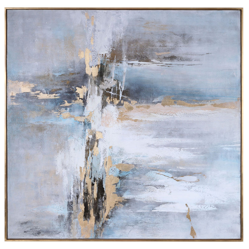 Uttermost - 51307 - Abstract Art - Road Less Traveled - Antique Gold Leaf