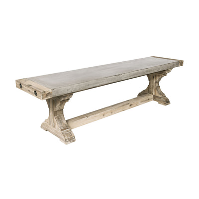 ELK Home - 157-067 - Bench - Pirate - Polished Concrete