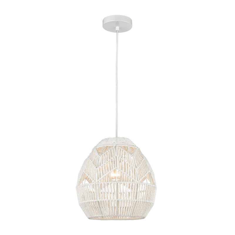 ELK Home - D4220 - One Light Mini Pendant - Boho - White