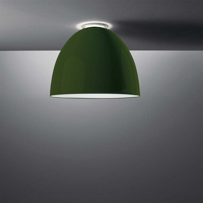 Artemide-Nur-A243678-Nur Gloss Ceiling Light-Gloss Green