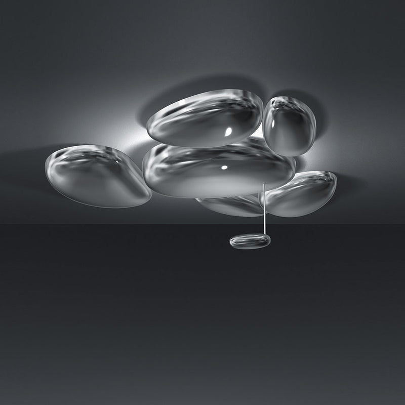 Artemide-Skydro-1245W18A-Skydro Ceiling Light-Polished Aluminum