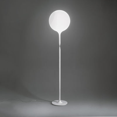 Artemide-Castore-1054015A-Castore Floor Lamp-Opal White (Diffuser) Matte White (Body & Base)