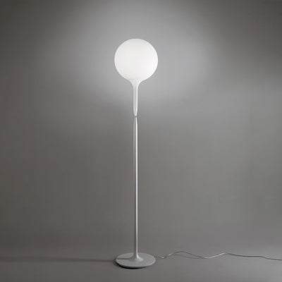 Artemide-Castore-1055005A-Castore Floor Lamp-Opal White (Diffuser) Matte White (Body & Base)