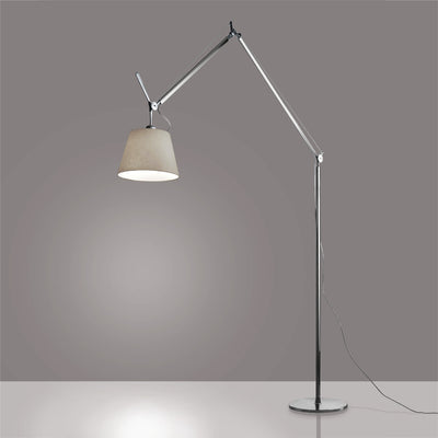 Artemide-Tolomeo-TLM0100-Tolomeo Mega Floor Lamp-Aluminum/Parchment