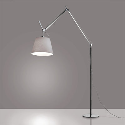 Artemide-Tolomeo-TLM2105-Tolomeo Mega LED Floor Lamp-Silver Fiber/Aluminum