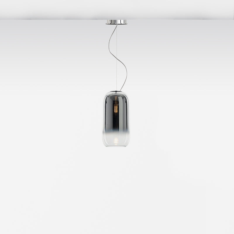 Artemide-Gople-1406018A-Gople Mini Suspension-Chrome