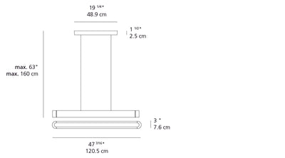 Artemide-Talo-1924128A-Talo LED Suspension-Silver