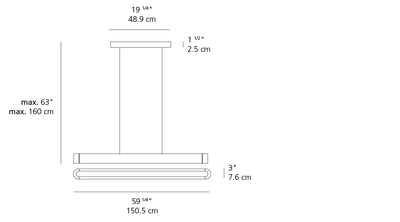 Artemide-Talo-1926128A-Talo LED Suspension-Silver