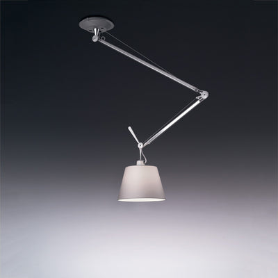 Artemide-Tolomeo-TOL1042-Tolomeo Off Center Suspension-Silver Fiber/Polished Aluminum