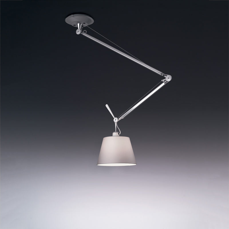 Artemide-Tolomeo-TOL1042-Tolomeo Off Center Suspension-Silver Fiber/Polished Aluminum