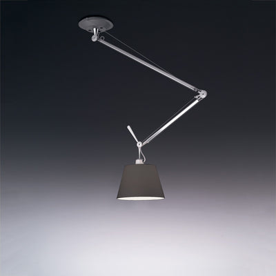 Artemide-Tolomeo-TOL1054-Tolomeo Off Center Suspension-Black/Polished Aluminum