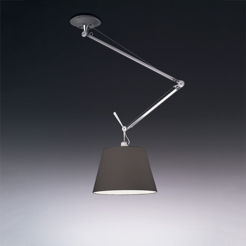 Artemide-Tolomeo-TOL1058-Tolomeo Off Center Suspension-Black/Polished Aluminum