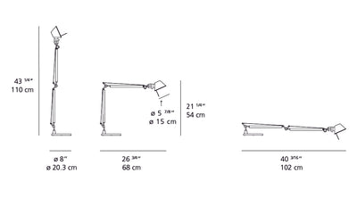 Artemide-Tolomeo-TOL0049-Tolomeo Mini Table Lamp-Aluminum