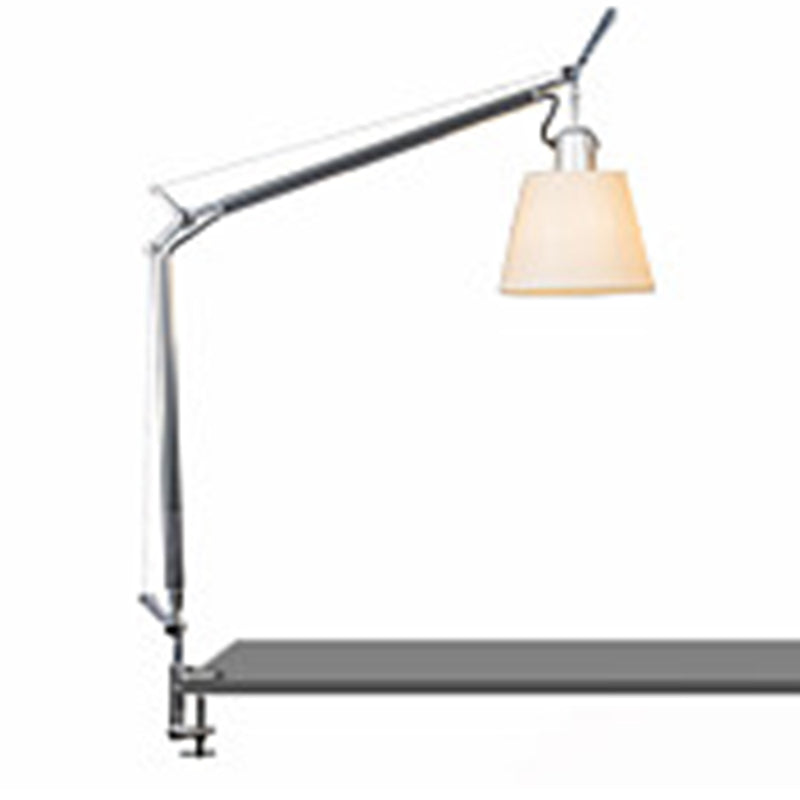 Artemide-Tolomeo-TLS0002-Tolomeo Table Lamp With Shade-Aluminum/Parchment
