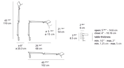 Artemide-Tolomeo-TOL0059-Tolomeo Mini LED Table Lamp-Aluminum