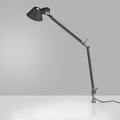 Artemide-Tolomeo-TOL0031-Tolomeo 9 Inch Classic Table Lamp-Aluminum/Black