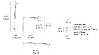 Artemide-Tolomeo-TOL0069-Tolomeo Mini LED Table Lamp-Aluminum