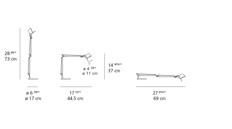 Artemide-Tolomeo-A011908-Tolomeo Micro Table Lamp-Aluminum