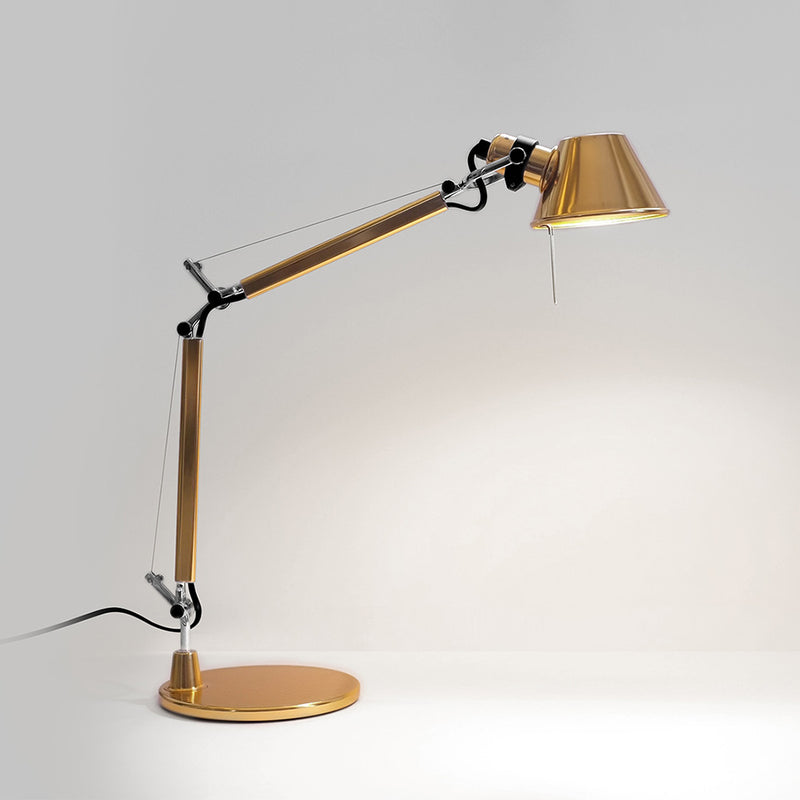 Artemide-Tolomeo-0011868A-Tolomeo Micro Table Lamp-Gold