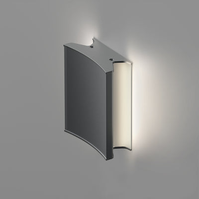 Artemide-Lineacurve-RDLCMB93506AN-Lineacurve Mini Direct/Indirect Wall/Ceiling Light-Anthracite Grey