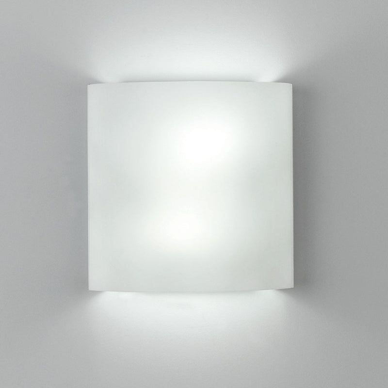 Artemide-Facet-RD513101-Facet Wall Light-White Glass