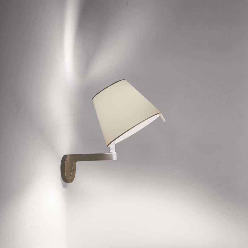 Artemide-Melampo-0722028A-Melampo Mini Wall Light-Bronze