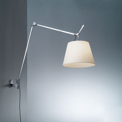 Artemide-Tolomeo-TLM1100-Tolomeo Mega Wall Lamp-Aluminum/Parchment