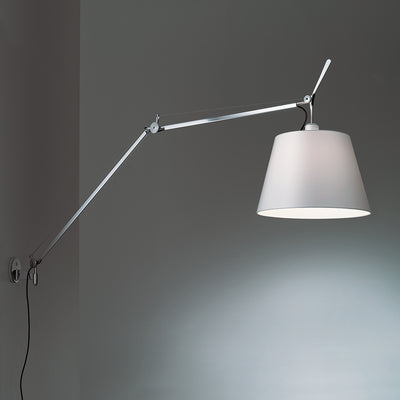 Artemide-Tolomeo-TLM1101-Tolomeo Mega Wall Lamp-Aluminum/Silver Fiber